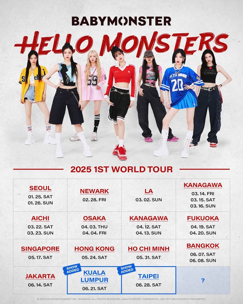 BABYMONSTER【HELLO MONSTERS】马来西亚演唱会